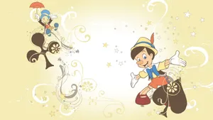 Pastel Pinocchio Wallpaper