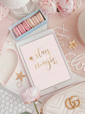 Pastel Stay Magic Cute Girly Ipad Wallpaper