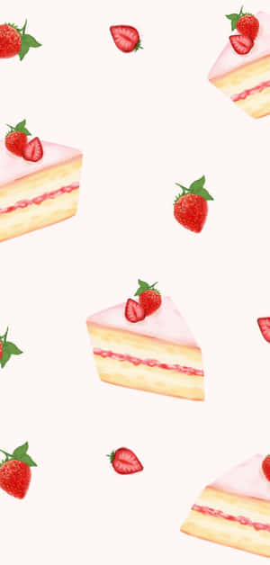 Pastel Strawberry Shortcake Wallpaper