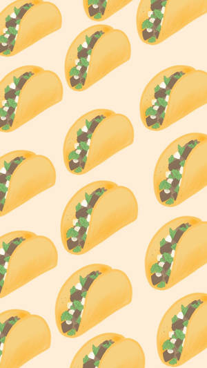 Pastel Tacos Wallpaper