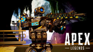 Pathfinder Apex Legends Gilded Grappler Skin Wallpaper