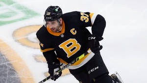 Patrice Bergeron Ice Hockey Game Wallpaper