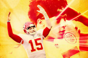 Patrick Mahomes In Yellow Wallpaper