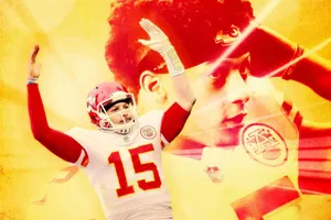 Patrick Mahomes In Yellow Wallpaper