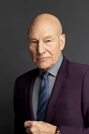 Patrick Stewart Portrait Photo Wallpaper