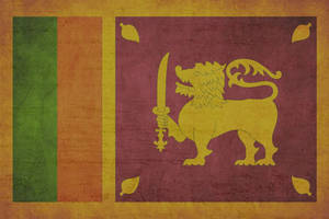 Patriotism Unfurled - The Flag Of Sri Lanka Wallpaper