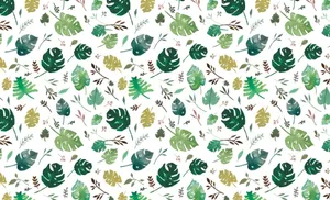 Pattern Desktop Leaves Wallpaper