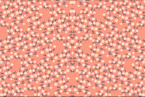 Pattern Desktop Pink Flower Aesthetic Wallpaper