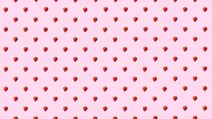 Pattern Of 3d Strawberry Desktop Wallpaper