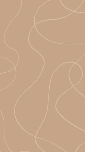 Pattern On A Beige Minimalist Wallpaper