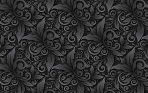 Patterned Background Black Wallpaper