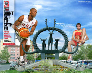 Pau Gasol And Kobe Fiba Wallpaper