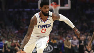 Paul George Stars For The La Clippers Wallpaper