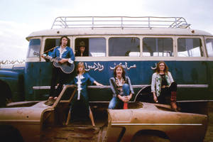 Paul Mccartney And Wings In Morocco Wallpaper