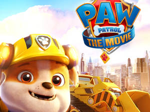 Paw Patrol The Movie Rubble Wallpaper