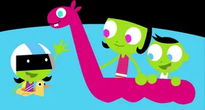 Pbs Kids Swimming Floaters Wallpaper