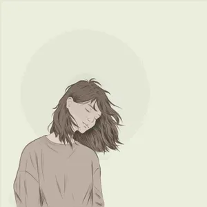 Peaceful Girl Aesthetic Wallpaper