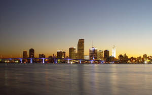 Peaceful Miami City Wallpaper