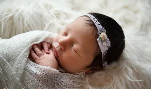 Peaceful Newborn Resting Wallpaper