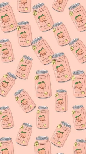 Peaceful Peach Aesthetics - Crisp, Cozy, And Inspiring Wallpaper