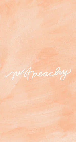 Peach Bliss Iphone Wallpaper Wallpaper