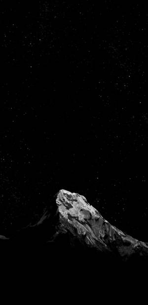 Peak Of A Mountain Oled Iphone Wallpaper