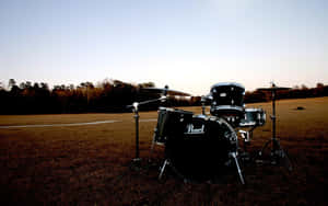 Pearl Drum Set Outdoor Dusk Wallpaper