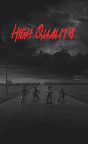 Pedal Away On This Vintage 'stranger Things' Bike Wallpaper