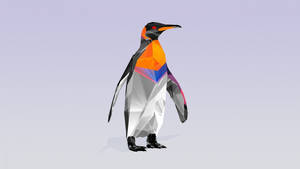 Penguin Polygonal Art Wallpaper