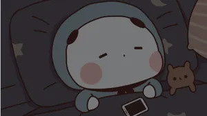 Pentol Lucu Sleeping Peacefully Wallpaper