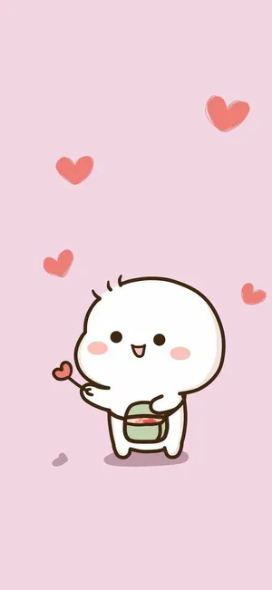 Pentol With Box Of Hearts Wallpaper