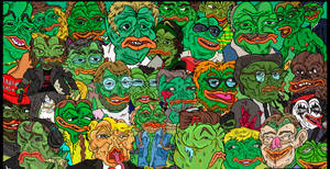 Pepe The Frog Doodles Wallpaper