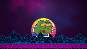 Pepe The Frog Vaporwave Art Wallpaper