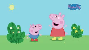 Peppa Pig And George Pig Wallpaper