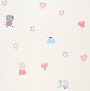 Peppa Pig And Her Friends Enjoying A Fun Afternoon Wallpaper