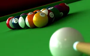 Perfect Precision - A Masterful Snooker Shot Wallpaper