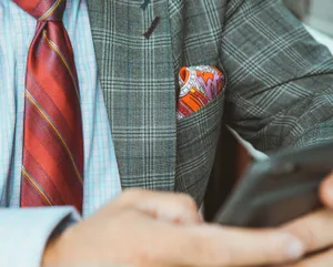 Person In Checkered Suit Wallpaper