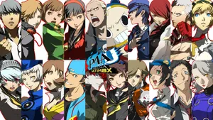 Persona 4 Arena Ultimax Hero Banners Wallpaper