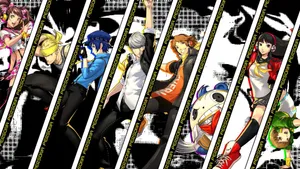 Persona 4 Dancing All Night Bars Wallpaper