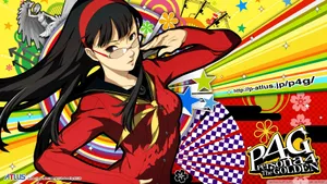 Persona 4 The Golden Colorful Yukiko Wallpaper