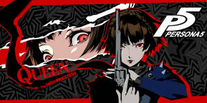 Persona 5 Makoto Niijima With Gun Wallpaper