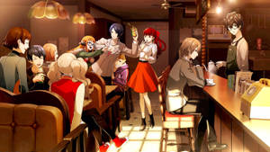 Persona 5 Royal Busy Bar Wallpaper