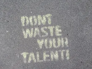 Personal Advice Dont Waste Talent Wallpaper