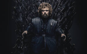 Peter Dinklage Sitting In Throne Wallpaper