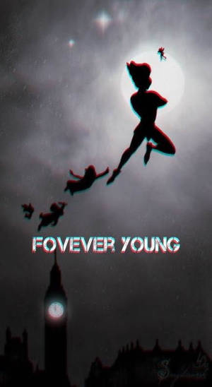 Peter Pan Forever Young Wallpaper