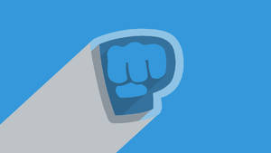 Pewdiepie Blue Brofist Emblem Wallpaper