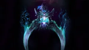 Phantom Assassin Dota Blue Fire Wallpaper