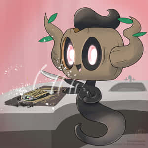 Phantump Holding Knife Art Wallpaper