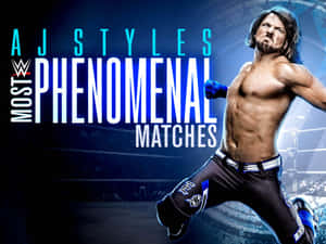 Phenomenal Poster Of Aj Styles Wallpaper