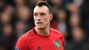 Phil Jones Looking To Right Wallpaper